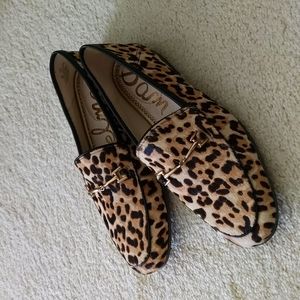 Sam Edelman Loraine Bit Loafer Leopard Gold